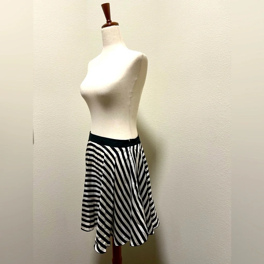 Elegant 100% Silk Fit & Flare Skirt - Picture 3 of 7